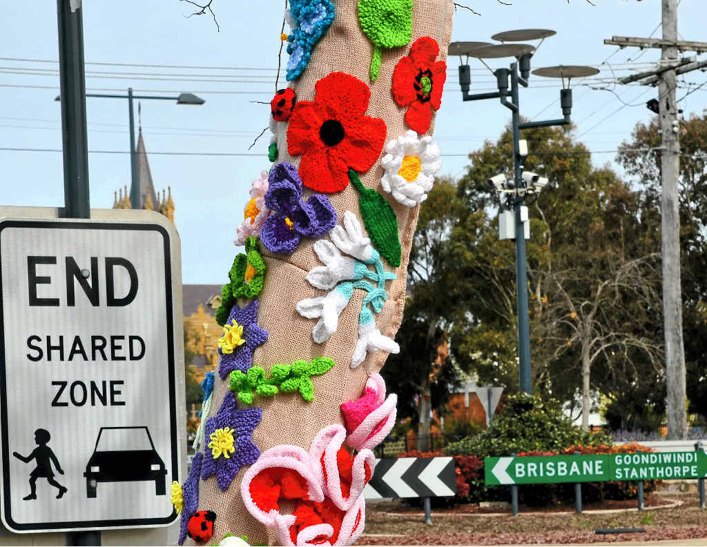 Springs promise outside the bluebird kitchen and bar.